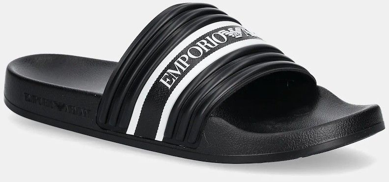 Šľapky Emporio Armani Underwear čierna farba, XVPS14 XR277 U532