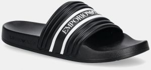 Šľapky Emporio Armani Underwear čierna farba, XVPS14 XR277 U532