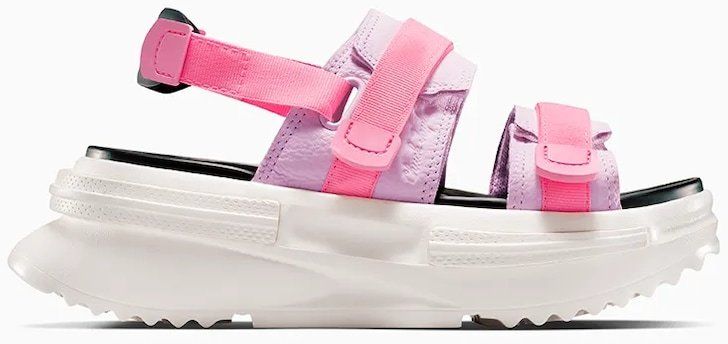 Sandále Converse Run Star Utility Sandal CX ružová farba, na platforme, A15095C
