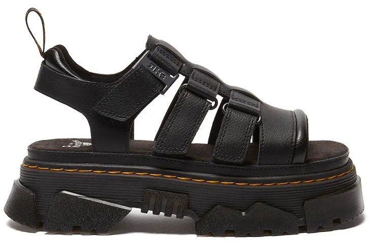 Sandále Dr. Martens Mattison 3S čierna farba, na platforme, DM40891001