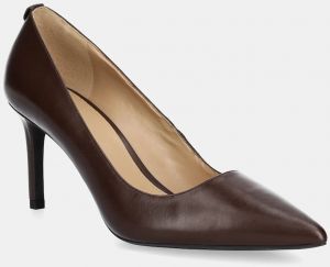 Kožené lodičky MICHAEL Michael Kors Alina hnedá farba, 40F2HNMP2L.213