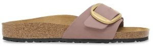 Nubukové šľapky Birkenstock Madrid Big Buckle fialová farba, 1030542