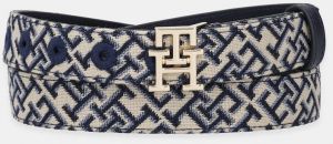 Opasok Tommy Hilfiger tmavomodrá farba, AW0AW17497