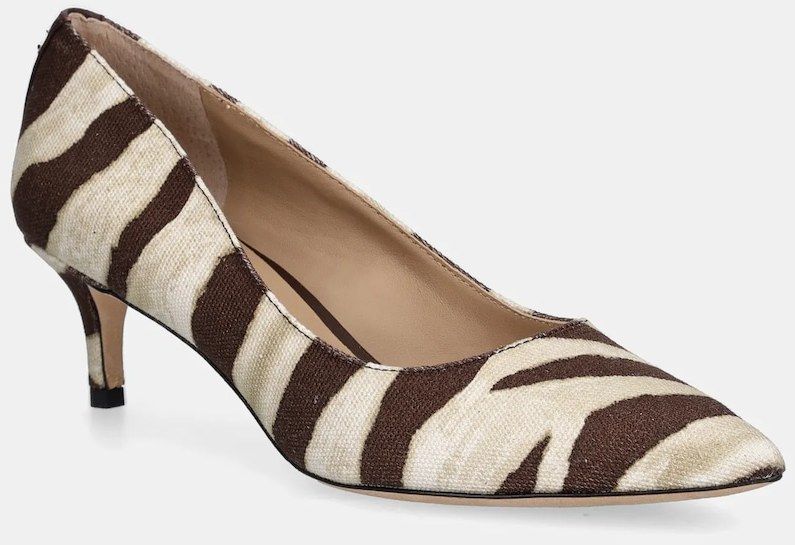 Lodičky Lauren Ralph Lauren Adrienne hnedá farba, 802974354001