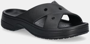 Šľapky Crocs Ci Womens Cross Strap čierna farba, 210840