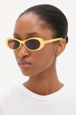 Slnečné okuliare Jacquemus NUVOLA žltá farba, JAC135C4SUN
