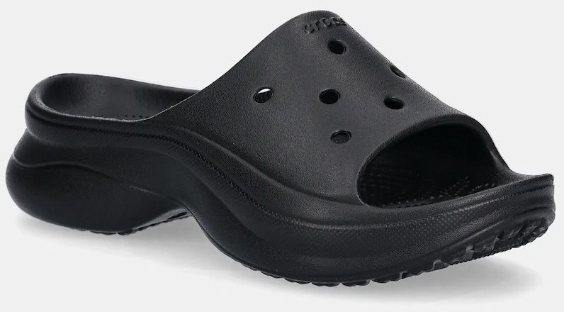 Šľapky Crocs Bae Slide čierna farba, na platforme, 211108