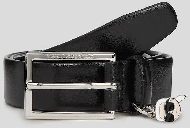Opasok Karl Lagerfeld čierna farba, A3W33069