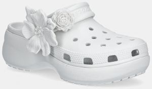 Šľapky Crocs Classic Platform Bouquet Clog šedá farba, na platforme, 211292