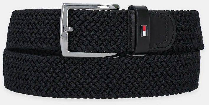 Opasok Tommy Hilfiger čierna farba, AM0AM13439