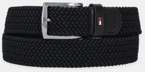 Opasok Tommy Hilfiger čierna farba, AM0AM13439