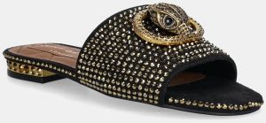 Šľapky Kurt Geiger London Chelsea Flat Sandal zlatá farba, 3416209609