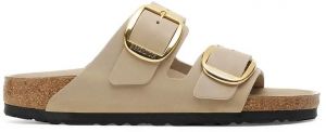 Kožené šľapky Birkenstock Arizona Big Buckle béžová farba, 1030382