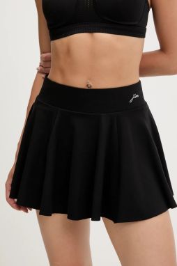 Športová sukňa JOYINME Venus čierna farba, mini, áčkový strih, Venus