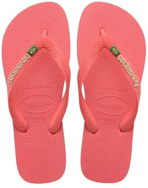 Šľapky Havaianas HAV. BRASIL LOGO TROPICAL oranžová farba, 4110850.9260
