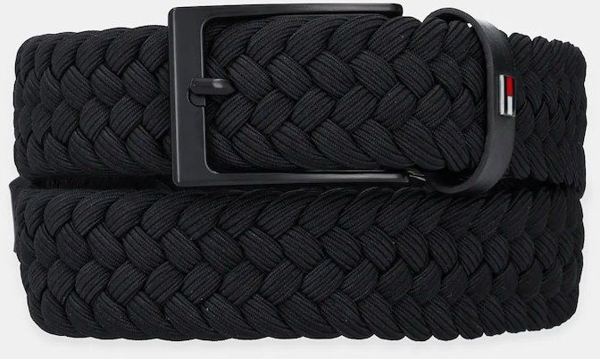 Opasok Tommy Hilfiger čierna farba, AM0AM13570