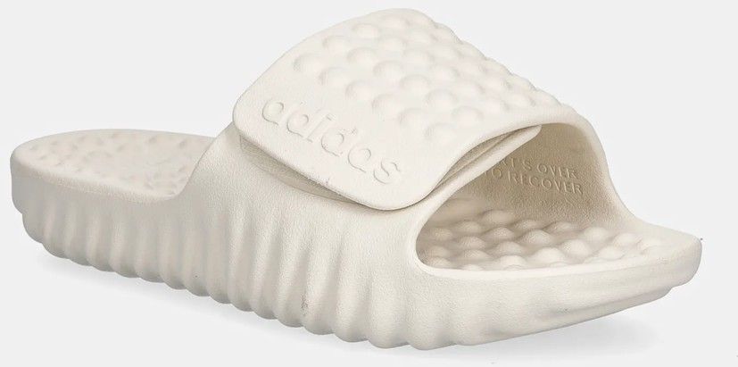 Šľapky adidas Adissage 360Rec béžová farba, JQ8057