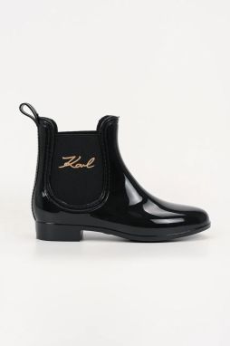 Gumáky Karl Lagerfeld KALOSH II čierna farba, KL94775