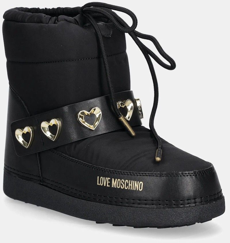 Snehule Love Moschino čierna farba, JA24182G1NISD00A