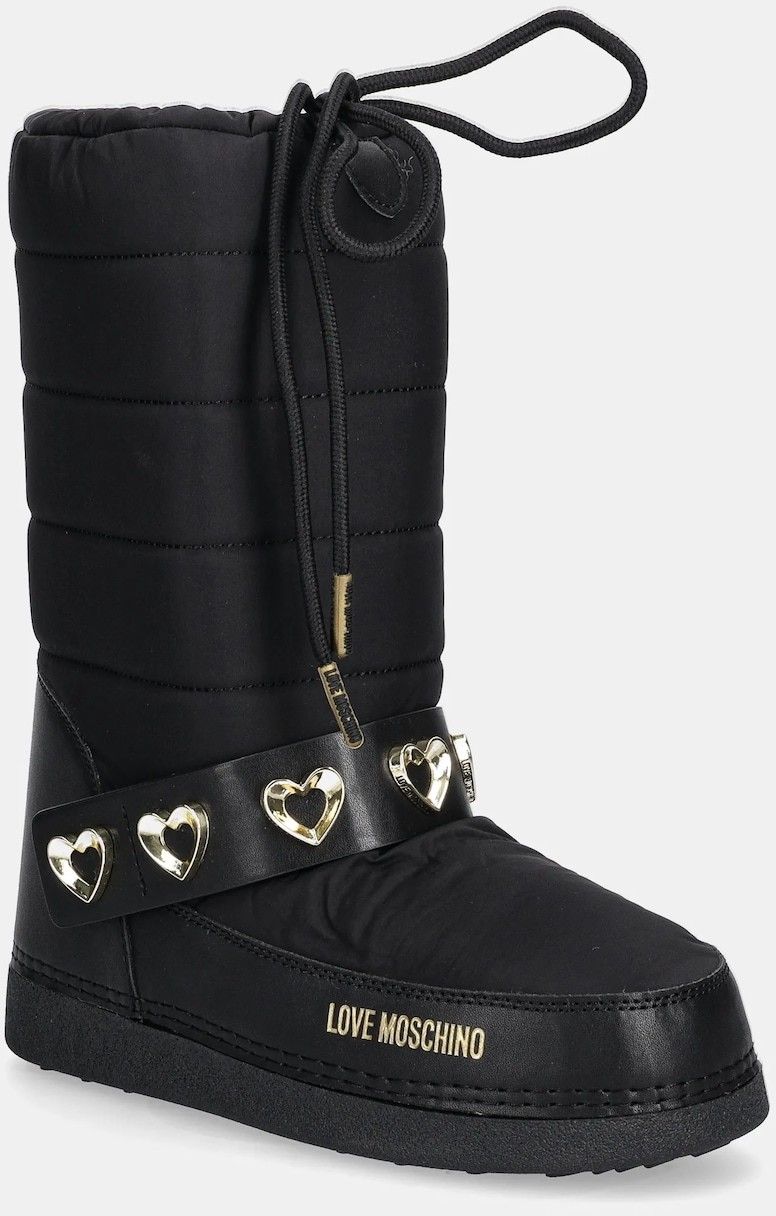 Snehule Love Moschino čierna farba, JA24192G1NISD00B