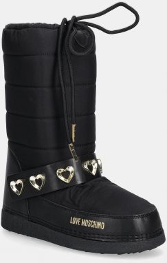 Snehule Love Moschino čierna farba, JA24192G1NISD00B
