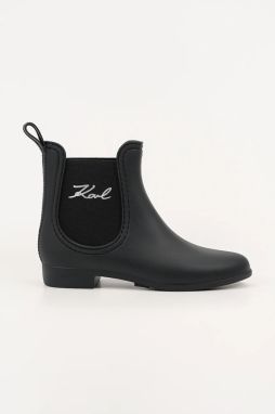 Gumáky Karl Lagerfeld KALOSH II čierna farba, KL94775