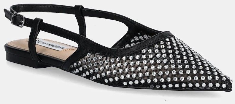 Baleríny Steve Madden Slingshot-MR čierna farba, s otvorenou pätou, 11003839