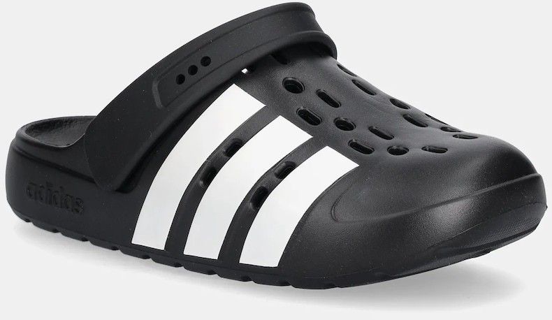 Šľapky adidas Adilette Clog 2.0 čierna farba, JQ8058