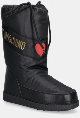 Snehule Love Moschino čierna farba, JA24032G1NISY000
