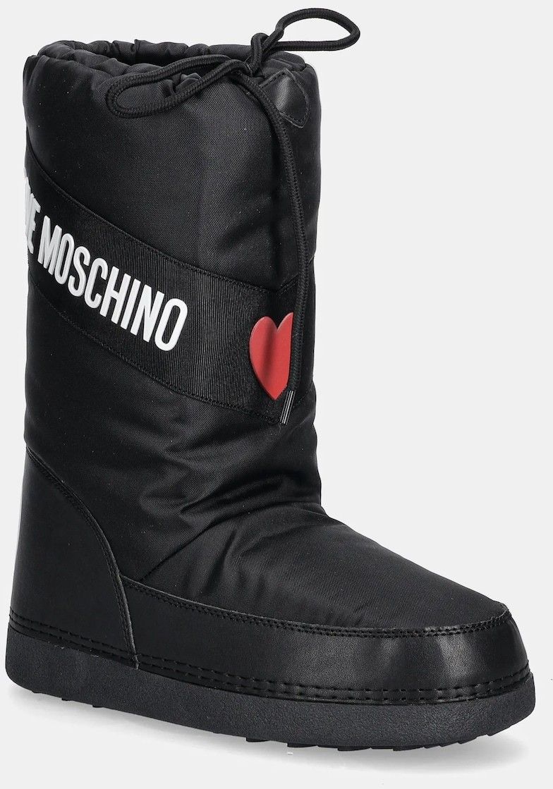 Snehule Love Moschino čierna farba, JA24032G1NISA000