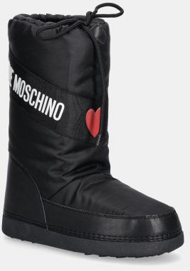 Snehule Love Moschino čierna farba, JA24032G1NISA000