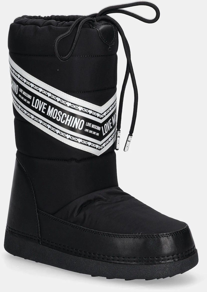 Snehule Love Moschino čierna farba, JA24162G1NISB000