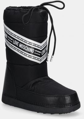 Snehule Love Moschino čierna farba, JA24162G1NISB000