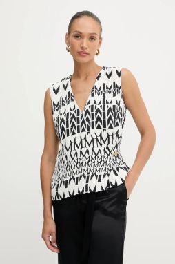 Blúzka Marciano Guess BRITNEY biela farba, vzorovaná, 5YGH09 7352A