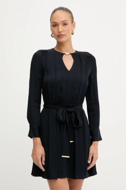Šaty Marciano Guess ANITA čierna farba, mini, áčkový strih, 5YGK33 7356A