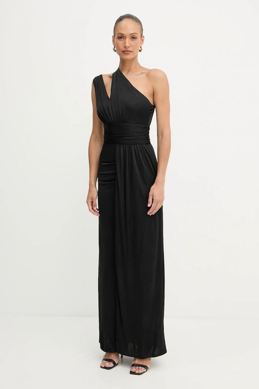 Šaty Marciano Guess PATTY čierna farba, maxi, rovný strih, 5YGK05 6334A