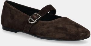 Semišové baleríny Vagabond Shoemakers JOLIN hnedá farba, 5608-040-32