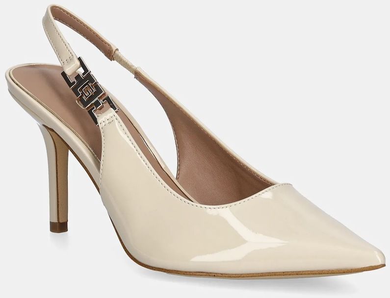 Lodičky Guess NASSHA5 béžová farba, FLTNS5 PAF05