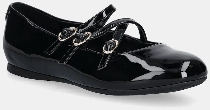 Baleríny Guess KALDRA čierna farba, FLTKAL PAF02
