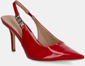 Lodičky Guess NASSHA5 červená farba, FLTNS5 PAF05