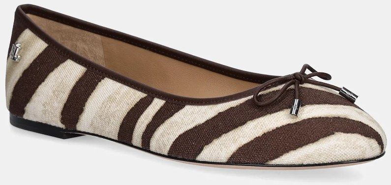 Baleríny Lauren Ralph Lauren Jayna hnedá farba, 802974360001