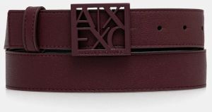 Opasok Armani Exchange bordová farba, 941130 0A874