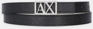 Obojstranný opasok Armani Exchange čierna farba, XW001602 AF17141