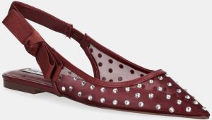 Baleríny Steve Madden Olyvia-R bordová farba, s otvorenou pätou, 11003907