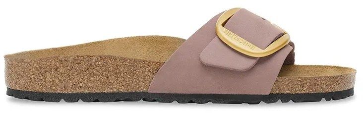 Šľapky Birkenstock Madrid Big Buckle LENB Faded Purple fialová farba, 1030517