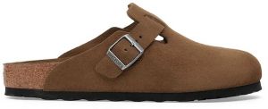 Semišové šľapky Birkenstock Boston hnedá farba, 1030861