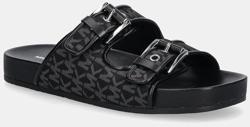 Šľapky MICHAEL Michael Kors Byers čierna farba, 40T5BYFS1D.001