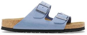 Kožené šľapky Birkenstock Arizona modrá farba, 1030864