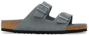 Semišové šľapky Birkenstock Arizona šedá farba, 1030860