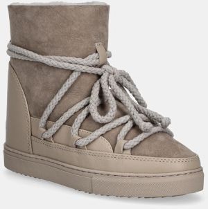 Semišové snehule Inuikii Classic Wedge šedá farba, 1001.004.0042.030